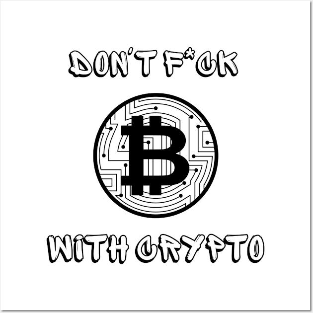 Cryptocurrencies, Blockchain , Bitcoin T-Shirt, Bitcoin Crypto Wall Art by Utopia Shop